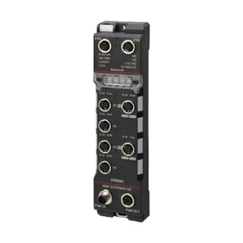 Omron NXR-S series safety I/O remote terminal with M12 connectors