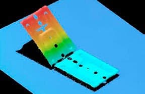 Conventional 3D camera result